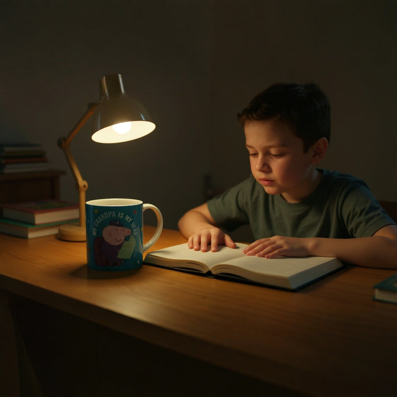 My Grandpa Is My Hero” Coffee Mug – Cute Gift for Grandfather from Grandkids