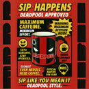 Marvel Deadpool Red Coffee Mug –for Hot & Cold Drinks –  Superhero Gift for Men Women