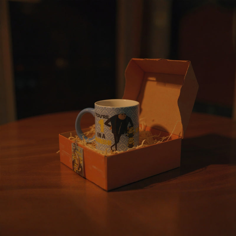 Despicable Me Father’s Day Blue Mug – Funny Gru Coffee Cup for Dad