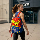 Stylish Girls’ School Backpack , Wonder Woman Design
