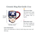 Marvel Ceramic Captain America 3D Mug