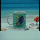 Disney Finding Nemo and Dory Ceramic Mug | for Kids –Coffee Tea Milk Cup with Handles – Ocean Theme