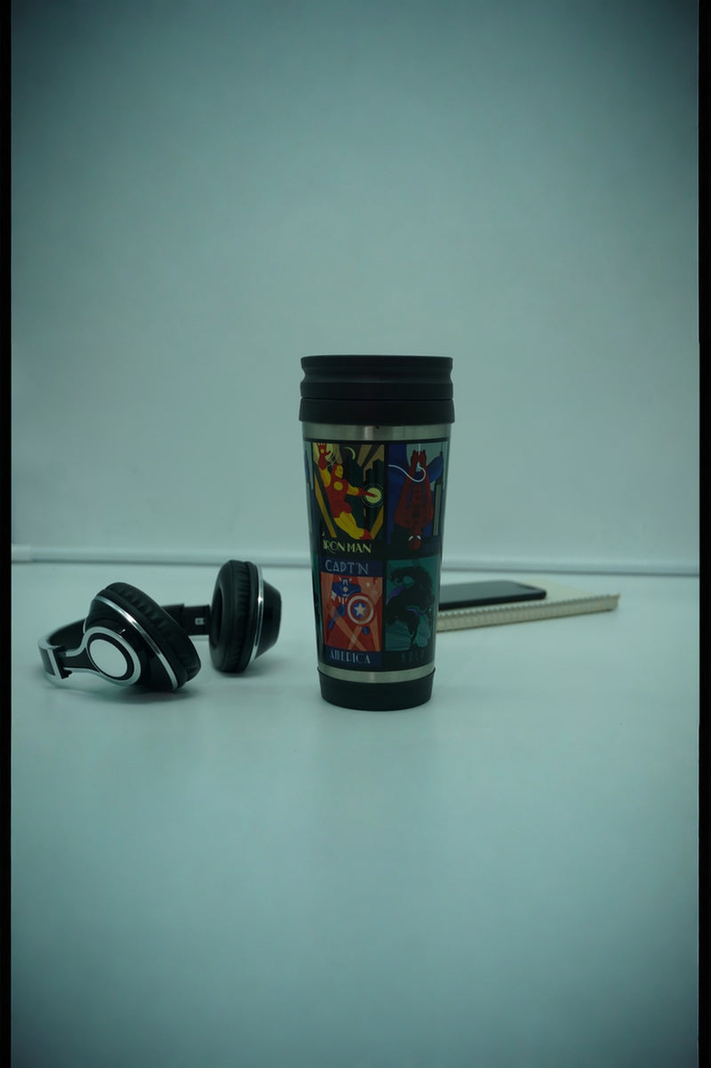 Marvel Heroes Stainless Steel Tumbler-16oz Travel Mug