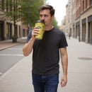 Premium Double Wall Insulated Travel Coffee Mug with Anti-Spill & Leak Lid