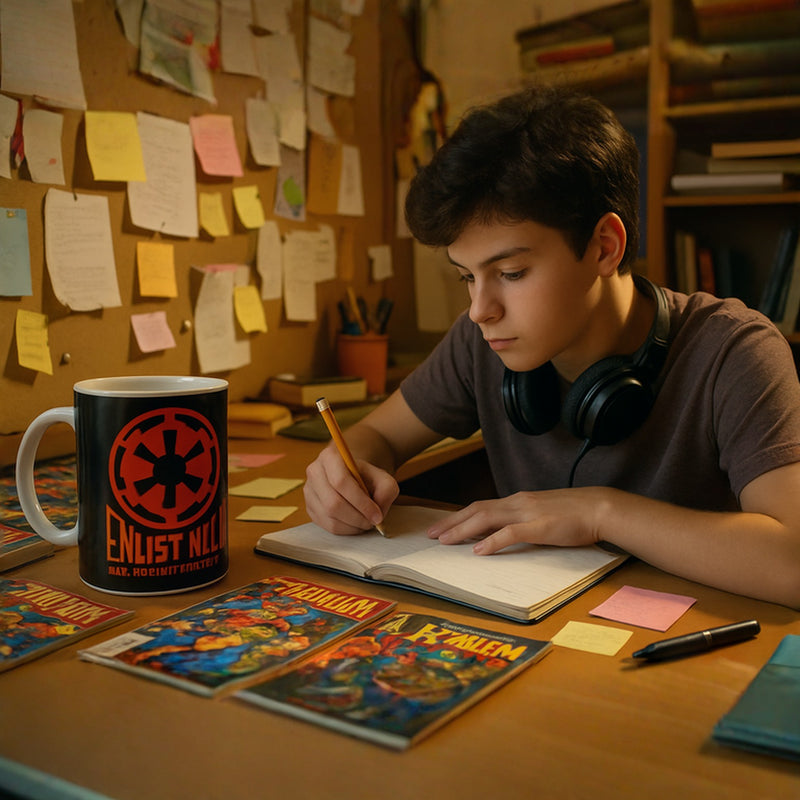 Star Wars Galactic Empire Mug | Black Coffee Cup Ceramic Rebel