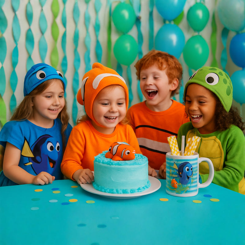 Disney Finding Nemo and Dory Ceramic Mug | for Kids –Coffee Tea Milk Cup with Handles – Ocean Theme