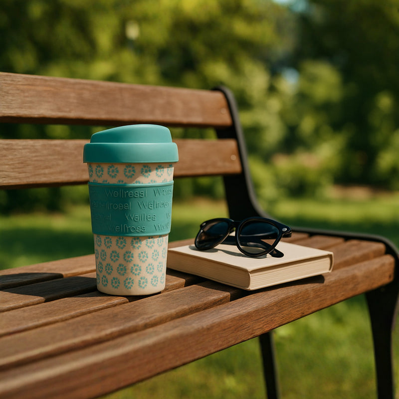 Waitrose Thermal Tumbler with Lid | Travel Cup -Spill & Leakproof BPA-Free Reusable Mug