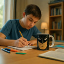 DC Batman Ceramic Coffee Mug | Black Gloss Microwave Safe Tea Cup Gift