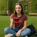 Marvel Deadpool Red Coffee Mug –for Hot & Cold Drinks –  Superhero Gift for Men Women