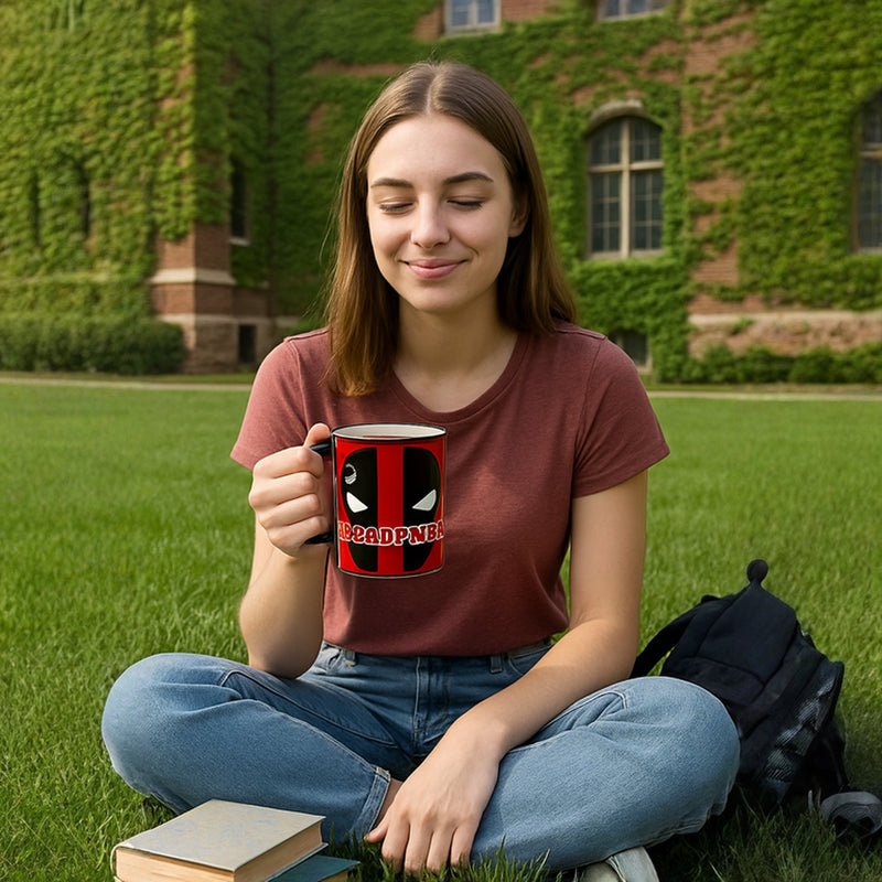 Marvel Deadpool Red Coffee Mug –for Hot & Cold Drinks –  Superhero Gift for Men Women