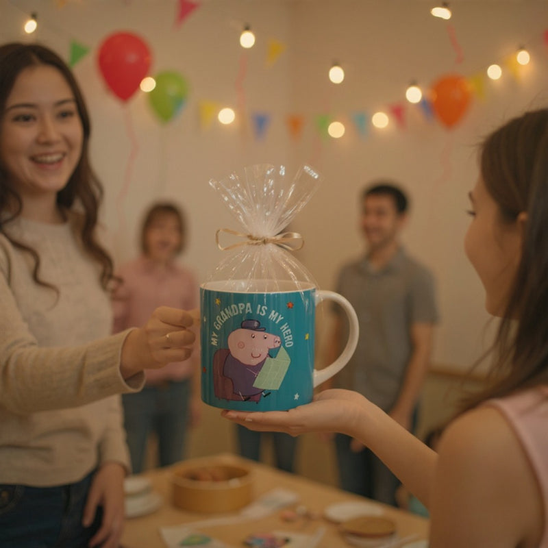 My Grandpa Is My Hero” Coffee Mug – Cute Gift for Grandfather from Grandkids