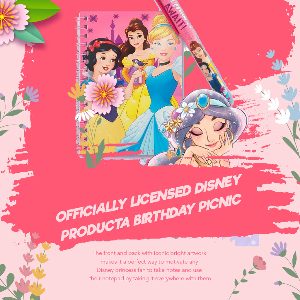 Princess Note Pad Disney Princess Notepad & Pen A6