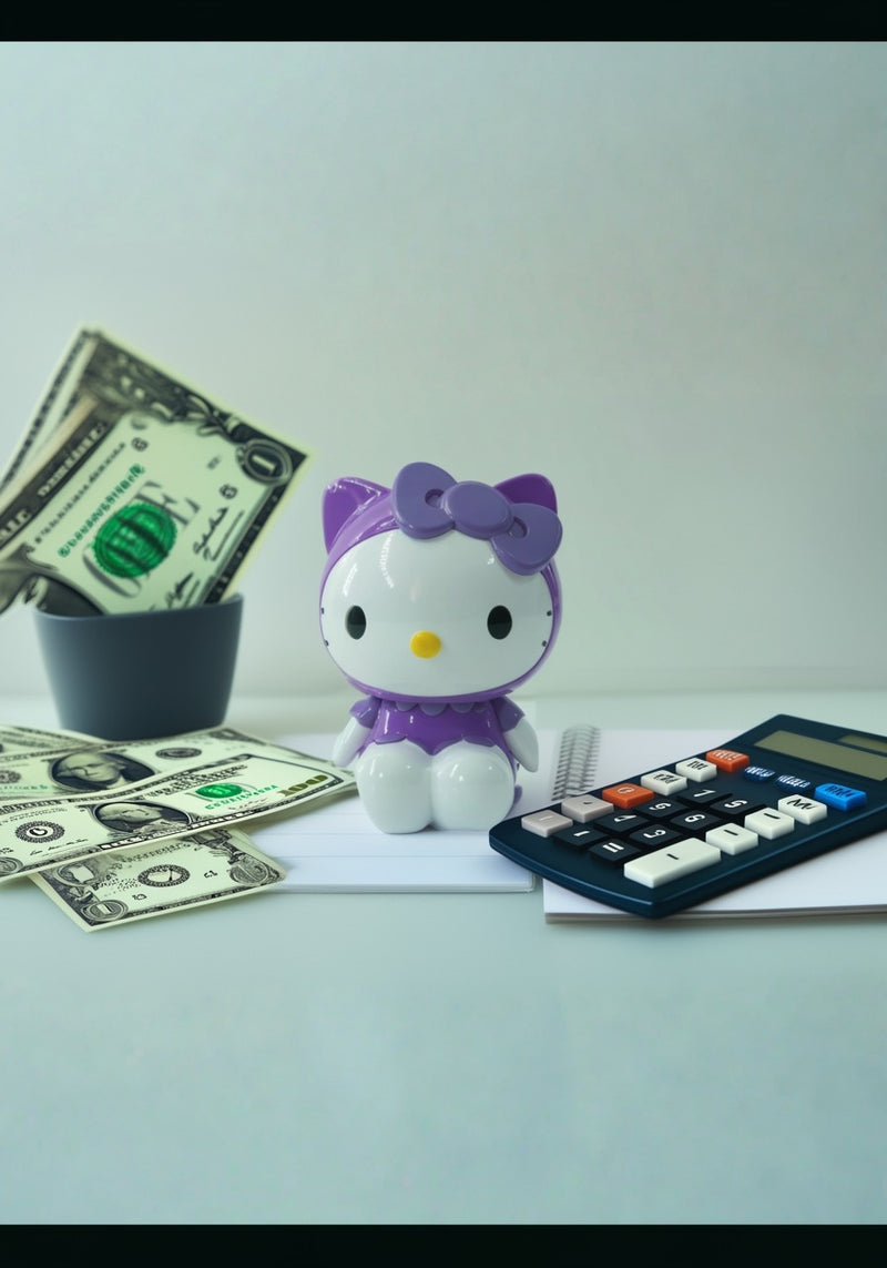 Hello Kitty Purple Treasure Money Box