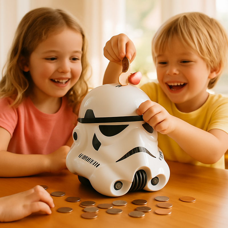 Stormtrooper Money Bank – Star Wars Ceramic Coin Saver Gift for Kids