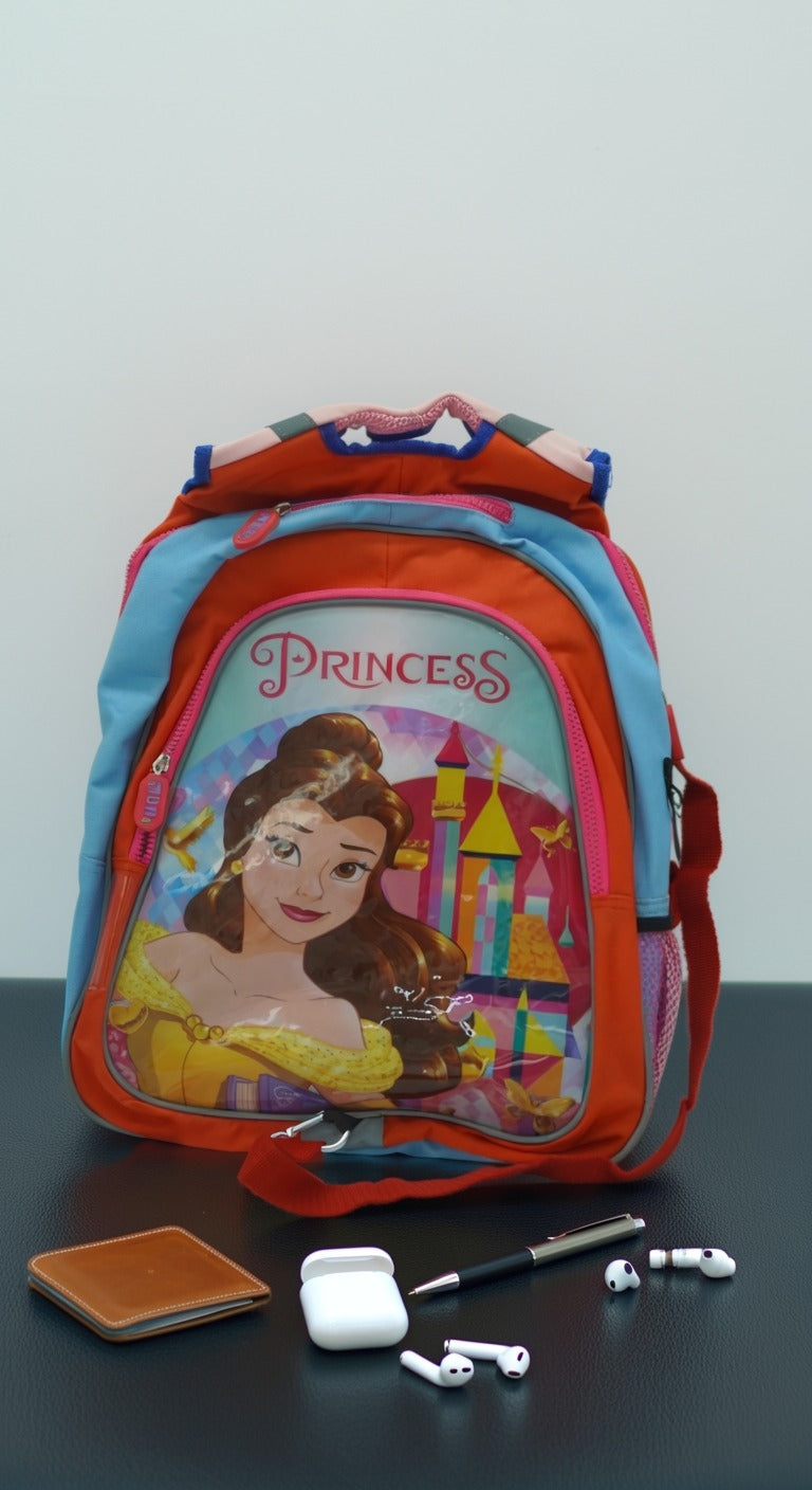 Disney Princess Backpack-Pink Orange Kids Gift