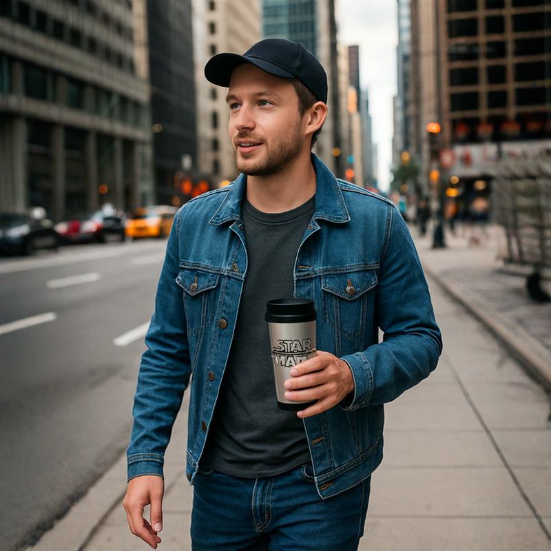 Star Wars Stainless Steel Travel Mug | Insulated Spill & Leakproof Tumbler Coffee Cup