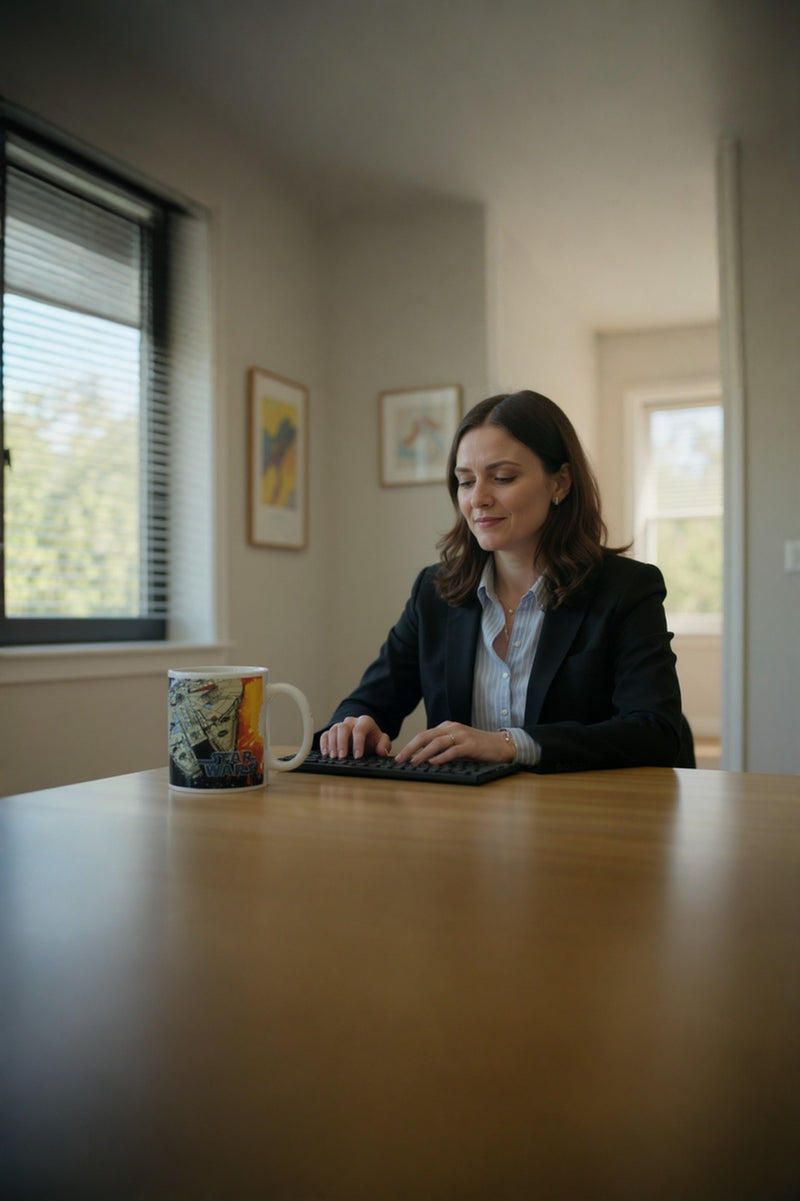 Star Wars “The Mandalorian” Mug-11oz Gift-Black Ceramic Cup