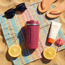 Matte Maroon Insulated Travel Tumbler – Leakproof Stainless Steel Coffee Mug