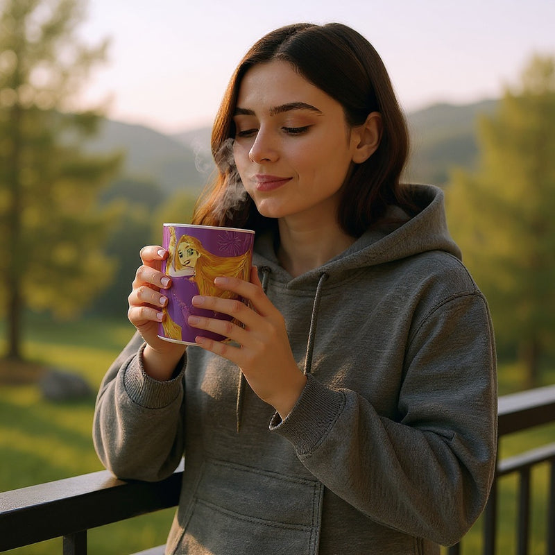 Disney Princess Ceramic Mug | for Kids Girls –Coffee Tea Cup with Handle – Cute Mug for Hot Drinks&nbsp;