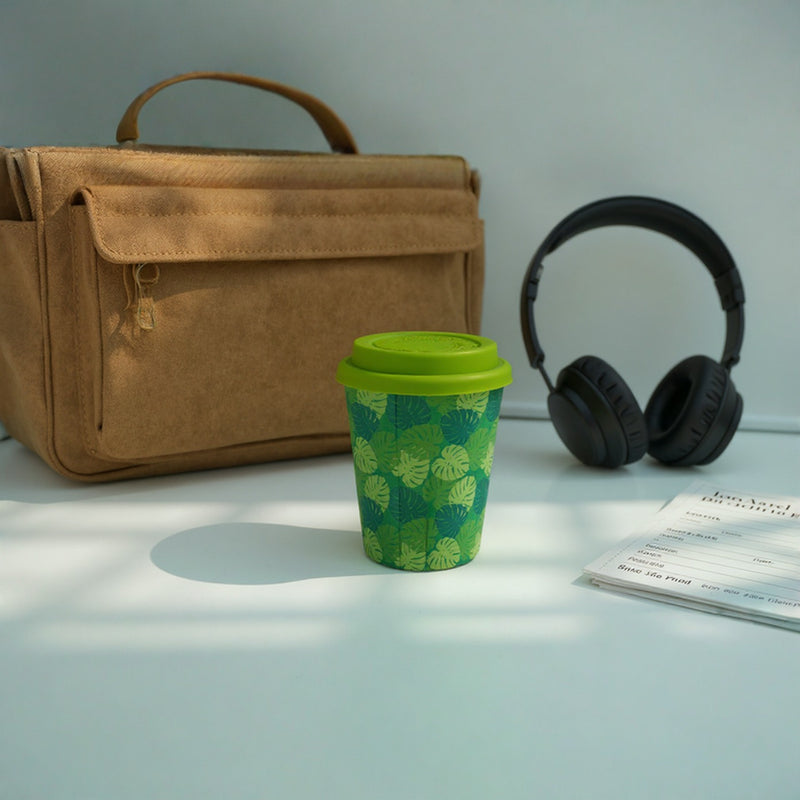 Reusable Eco-Friendly Green Coffee Travel Mug | Hot & Cold Safe Cup