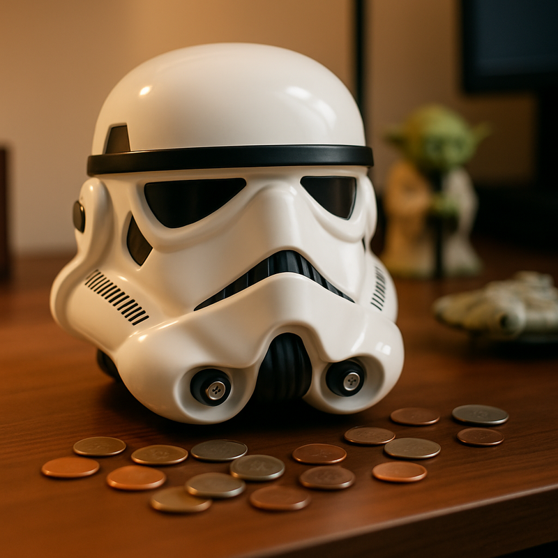Stormtrooper Money Bank – Star Wars Ceramic Coin Saver Gift for Kids