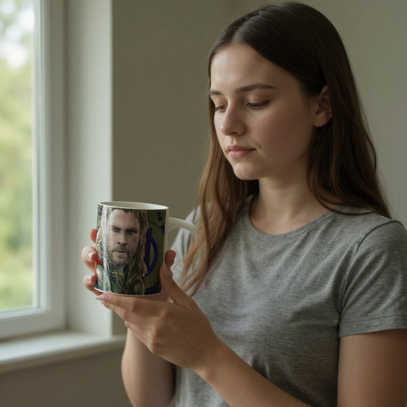 Marvel Avengers Thor Superhero Mug for Tea &amp; Coffee | Microwave &amp; Dishwasher Safe