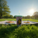 SPIRIT Riding Horse Tumbler Cup for Kids – 16 oz Glitter Reusable Plastic Cup