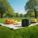 Ravenclaw Coffee Mug – Blue and Matte Black Ceramic Tea Cup