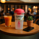 Portable Salat Beholder with Pink Fork &amp; Lid | BPA-Free Plastic Salad Container for Work Gym Travel Meal Prep&nbsp;