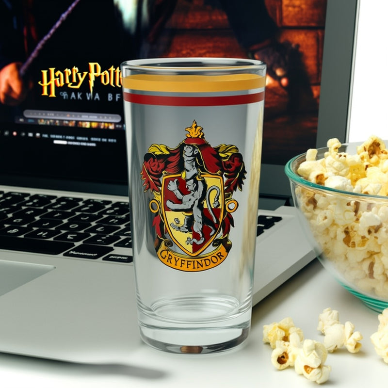 Harry Potter Gryffindor Glass – 16oz Clear Drinkware