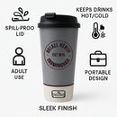 Shelby Brothers Travel Tumbler | Vintage Grey Reusable Coffee Cup