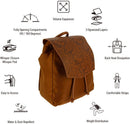 Harry Poter Brown Fashion Daypack –School Work Bag | Padded Adjustable Shoulder Straps Laptop