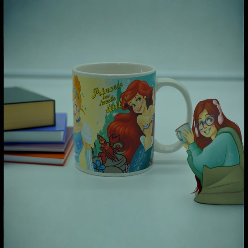 Disney Princess Mug | BPA-Free Coffee Tea Hot Cold Ceramic Cup