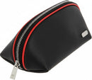 Genuine Fila Black Pyramid Pouch| Cosmetic Toiletries Makeup Medicine Bag with Secure Zipper