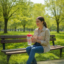 Portable Salat Beholder with Pink Fork &amp; Lid | BPA-Free Plastic Salad Container for Work Gym Travel Meal Prep&nbsp;