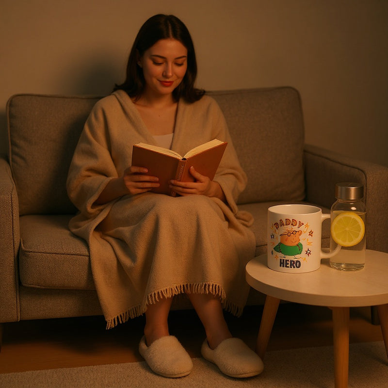 Peppa Pig Daddy “My Hero” Ceramic Mug – Cute Coffee Cup for Dad – Official Kids Gift for Father’s Day Birthday or Christmas –to Dad from Daughter or Son