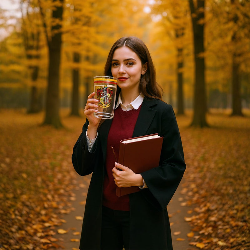Harry Potter Gryffindor Glass – 16oz Clear Drinkware