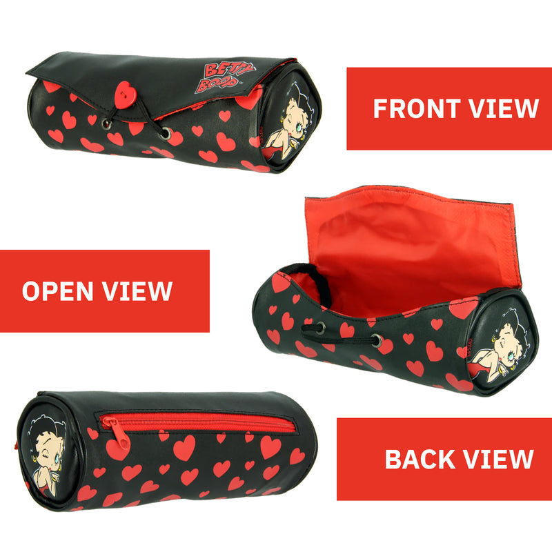 Betty Boop Red Heart Pencil Case