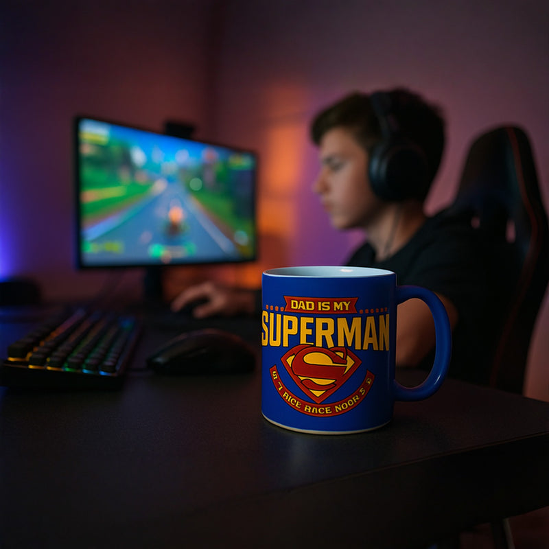 Superman Cup-Heroic Coffee Ceramic Mug 11oz