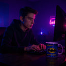 DC Comics Batman Coffee Mug –World’s Superhero 11oz Ceramic Tea Cup | Gift for Men Boys Kids | for Office & Home | Microwave & Dishwasher Safe