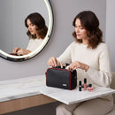 FILA Hanging Wash Bag Black – Water-Resistant Travel Toiletry Gym Organizer for Men & Women