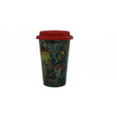 Superhero Hero Comic Print Coffee Cup with Lid for Kids – Leakproof Travel Mug with –