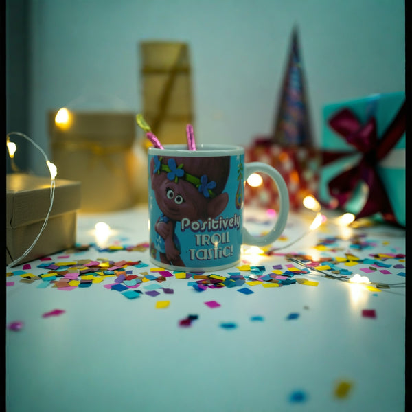 Disney Trolls Poppy Mug for Kids – Cute Ceramic Drinkware Cup-11oz Microwave &amp; Dishwasher Safe