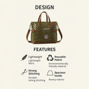 Marvel Vintage Military Messenger Bag – olive-green Rugged Canvas Satchel Briefcase