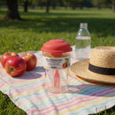 Portable Salat Beholder with Pink Fork &amp; Lid | BPA-Free Plastic Salad Container for Work Gym Travel Meal Prep&nbsp;