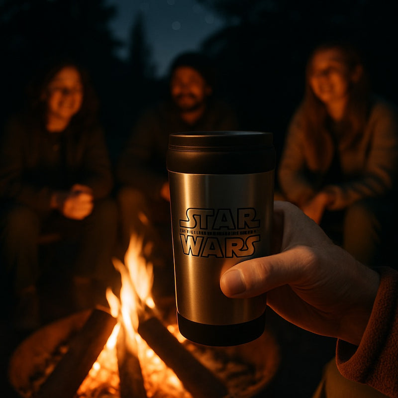 Star Wars Stainless Steel Travel Mug | Insulated Spill & Leakproof Tumbler Coffee Cup