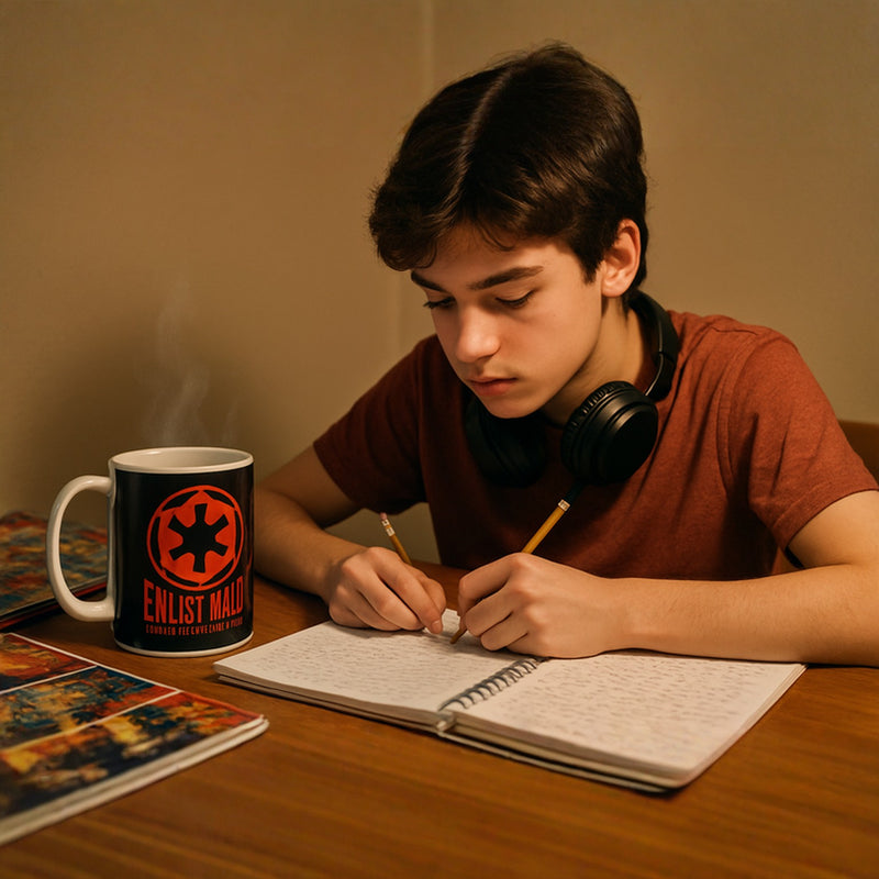 Star Wars Galactic Empire Mug | Black Coffee Cup Ceramic Rebel