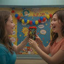 Superhero Hero Comic Print Coffee Cup with Lid for Kids – Leakproof Travel Mug with –