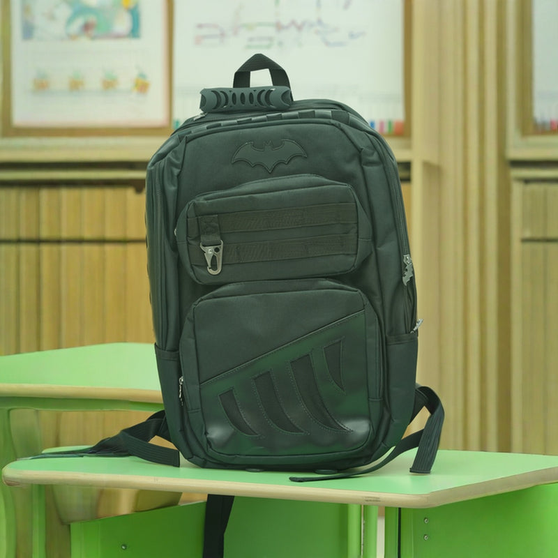 DC Comic Batman Legend Black Backpack–Rucksack with Adjustable Shoulder Straps &amp; Panel | Travel Bag-Gift.