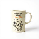 Snoopy Coffee Mug “It Doesn’t Get Better Than This!” | 12oz Funny Cute Ceramic Tea Cup